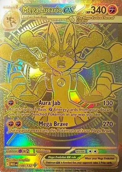 Mega Lucario EX (Gold)