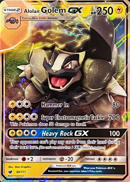 Alolan Golem GX
