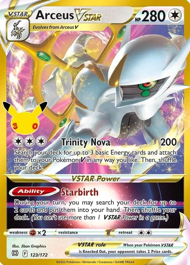 Arceus Vstar (30. výročí)