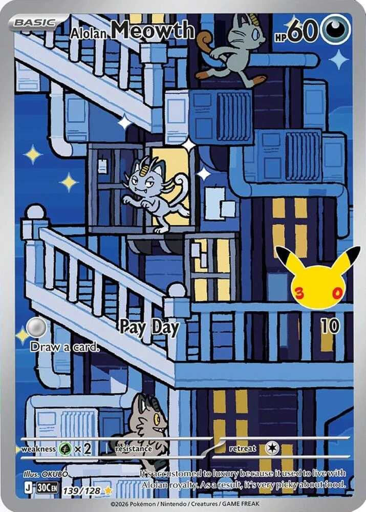 Alolan Meowth (30. výročí)