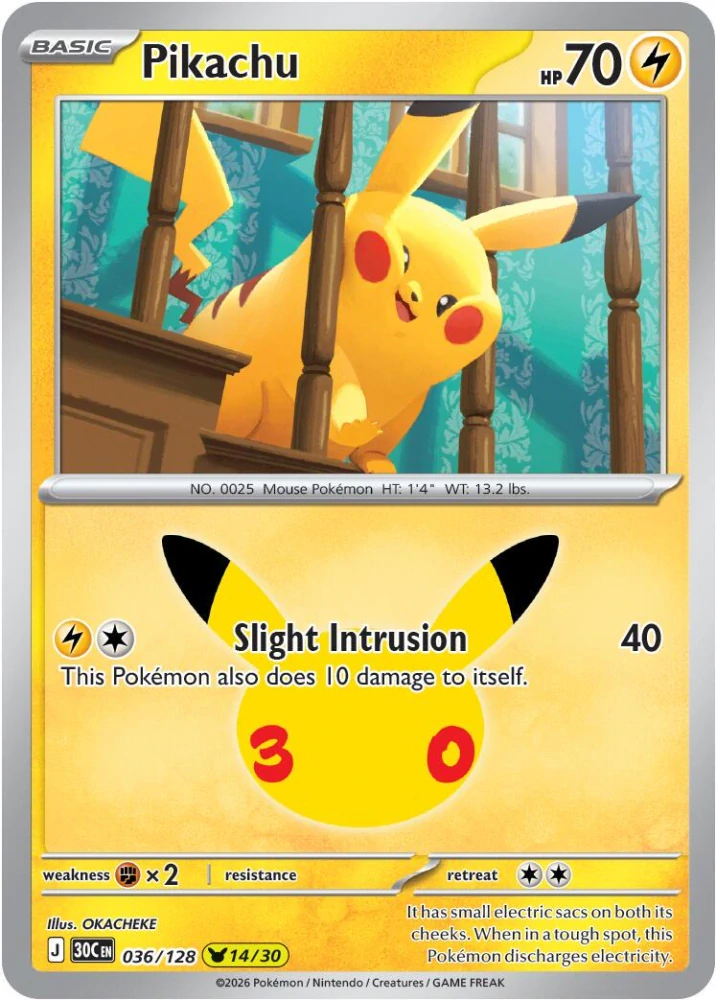 Pikachu 036 (30. výročí - 14/30