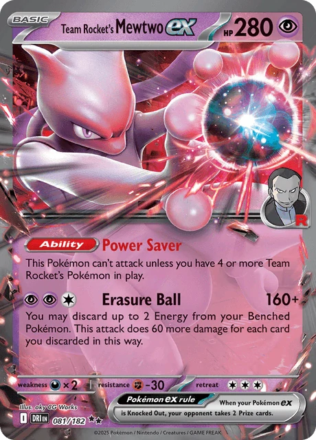 Team rocket Mewtwo EX