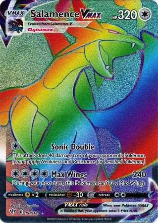 Salamence Vmax (rainbow)