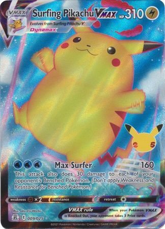 Surfing Pikachu Vmax