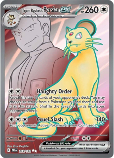 Team Rocket Persian EX (FA)