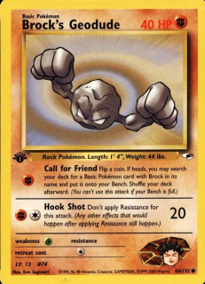 Brock Geodude (1st edition)