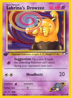 Sabrina's Drowzee (1st edition GH)