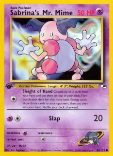 Sabrina Mr. mime (1st edition)