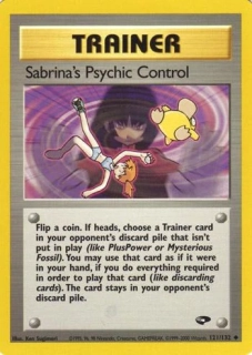 Sabrina Psychic control
