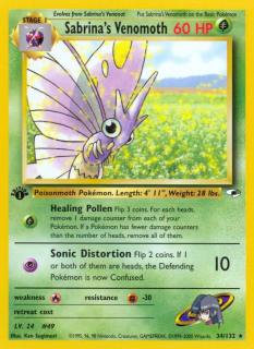 Sabrina's Venomoth (1st edition)