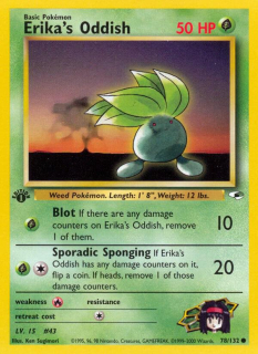 Erika oddish (1st edition)
