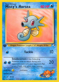 Misty's Horsea (1st edition)