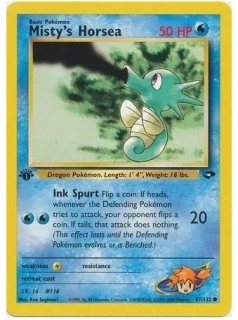 Misty's Horsea (GC 1st edition)