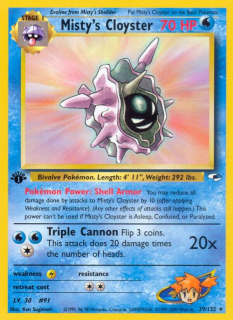 Misty Cloyster (1st edition)