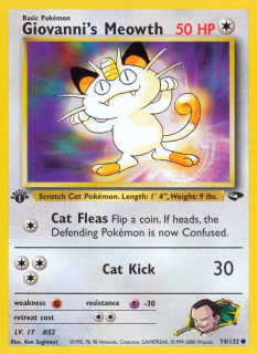 Giovanni Meowth (1st edition)
