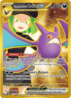 Team Rocket Crobat EX (Gold)