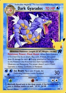 Dark Gyarados (celebration Holo)
