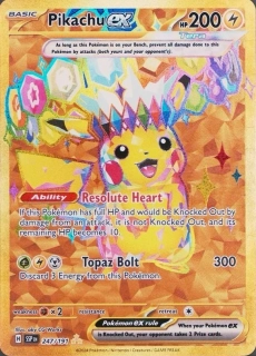 Pikachu ex (GOLD)