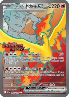 Team Rocket's Moltres ex (FA - stamped)