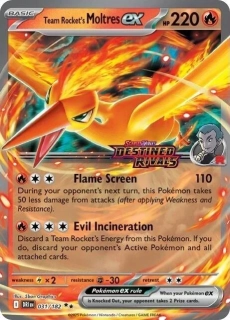 Team Rocket's Moltres ex (Stamp verze)
