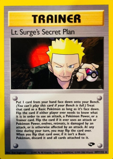 Lt. Surge's Secret Plan