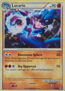 Lucario (Cracked Ice Holo)