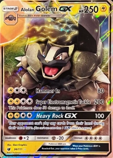 Alolan Golem GX
