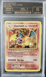 Charizard Holo (EU grading 8)