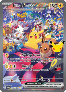 Pikachu EX (SIR - 30. výročí)