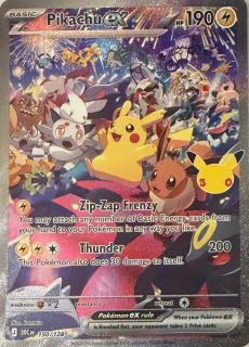 Pikachu ex (SIR - 30. výročí)
