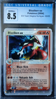 Blaziken ex (Holo) CGC 8.5