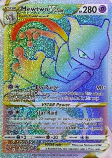 Mewtwo Vstar (rainbow)