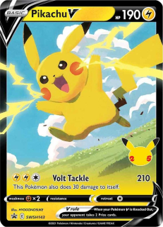 Pikachu V (25th promo)