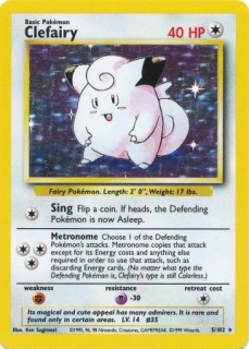 Clefairy (BS Holo)