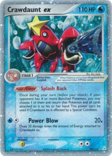 Crawdaunt ex (ultra rare)