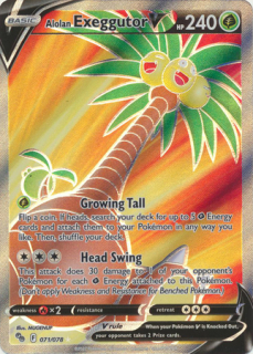 Alolan Exeggutor V (FA)