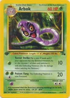 Arbok (1st edition)