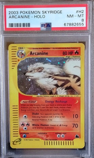 Arcanine Skyridge Holo (PSA 8)