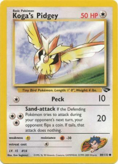 Koga's Pidgey (peck)
