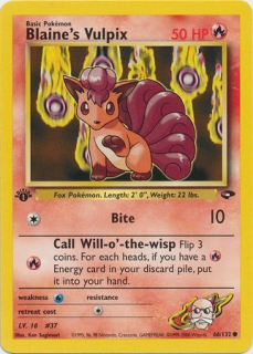 Blaine Vulpix (1st edition)