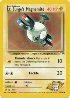 Lt. Surge's Magnemite (Thundershock)