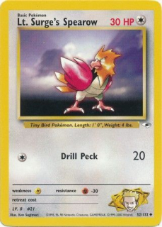 Lt. Surge's Spearow (Drill Pack)