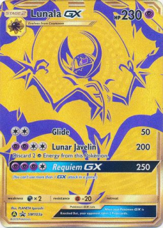 Lunala GX (gold)