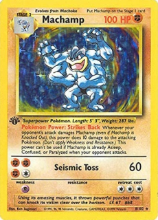 Machamp Holo 1st edition