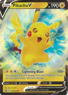 Pikachu V (SWSH 198)