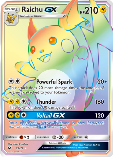 Raichu GX (Rainbow)