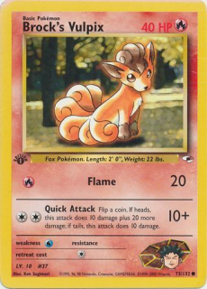 Brock´s Vulpix (GH 1st edition)