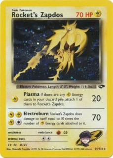 Rocket's Zapdos (Holo)