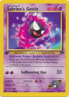 Sabrina's Gastly (Gaseous Form)