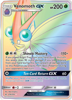 Venomoth GX (Rainbow)